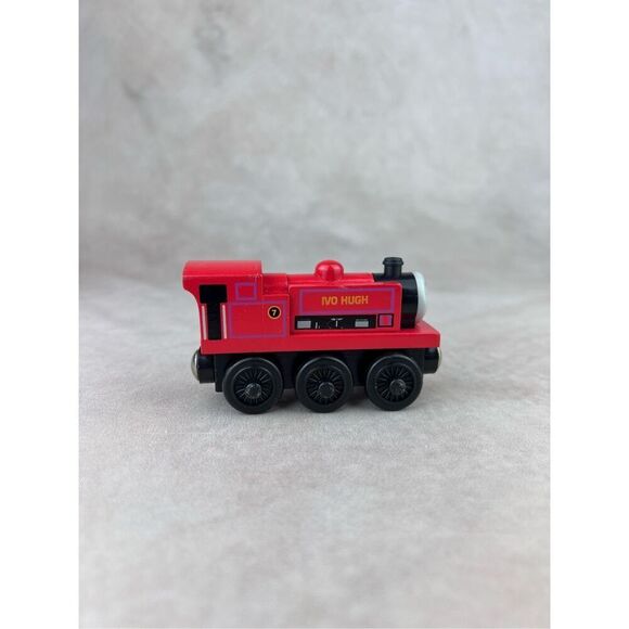 Vintage Thomas the Train Ivo Hugh Wooden Railway Tank Engine Friends #7 - Picture 4 of 8